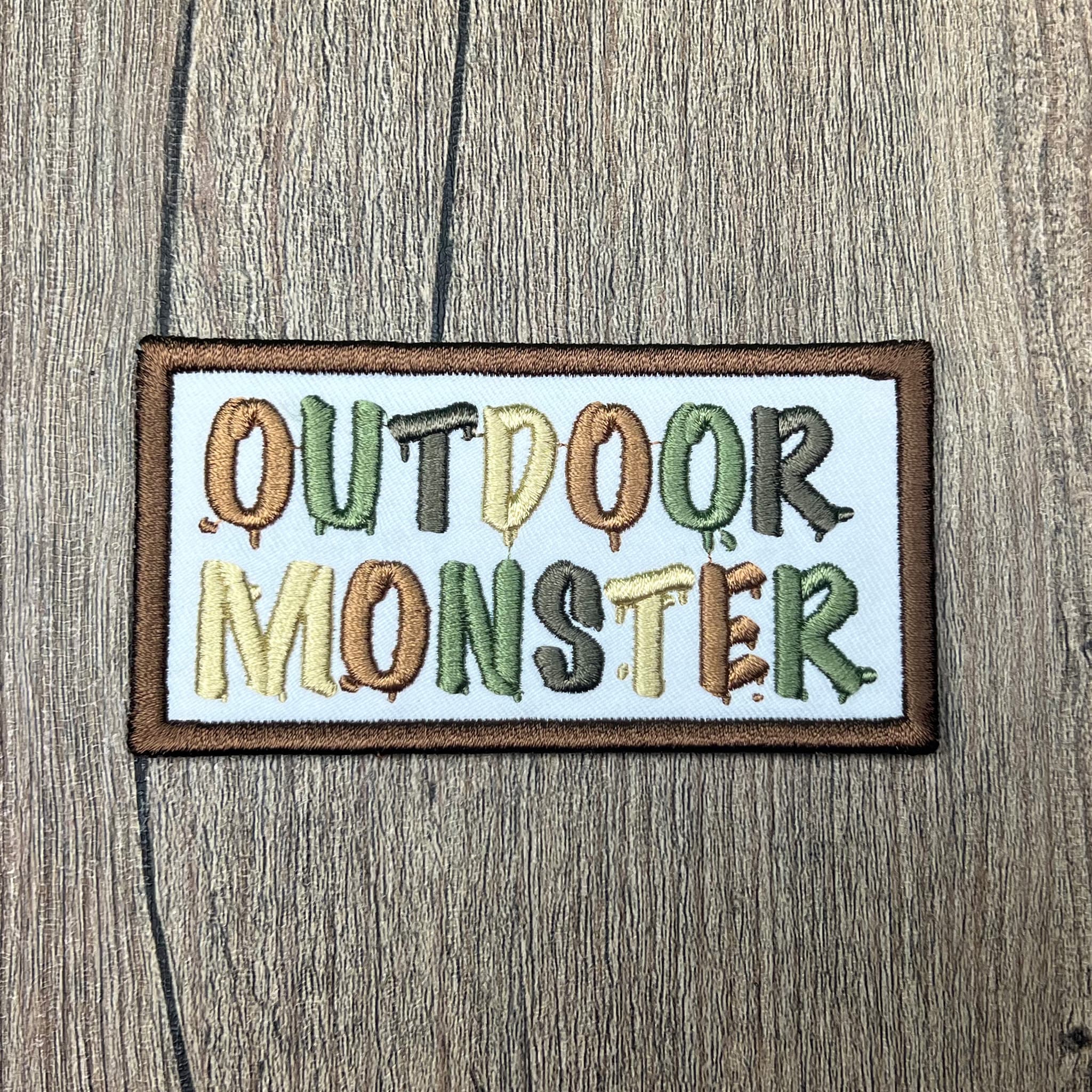 Outdoor Moster Logo Patch(RAD) | Rainbow Adventure Design