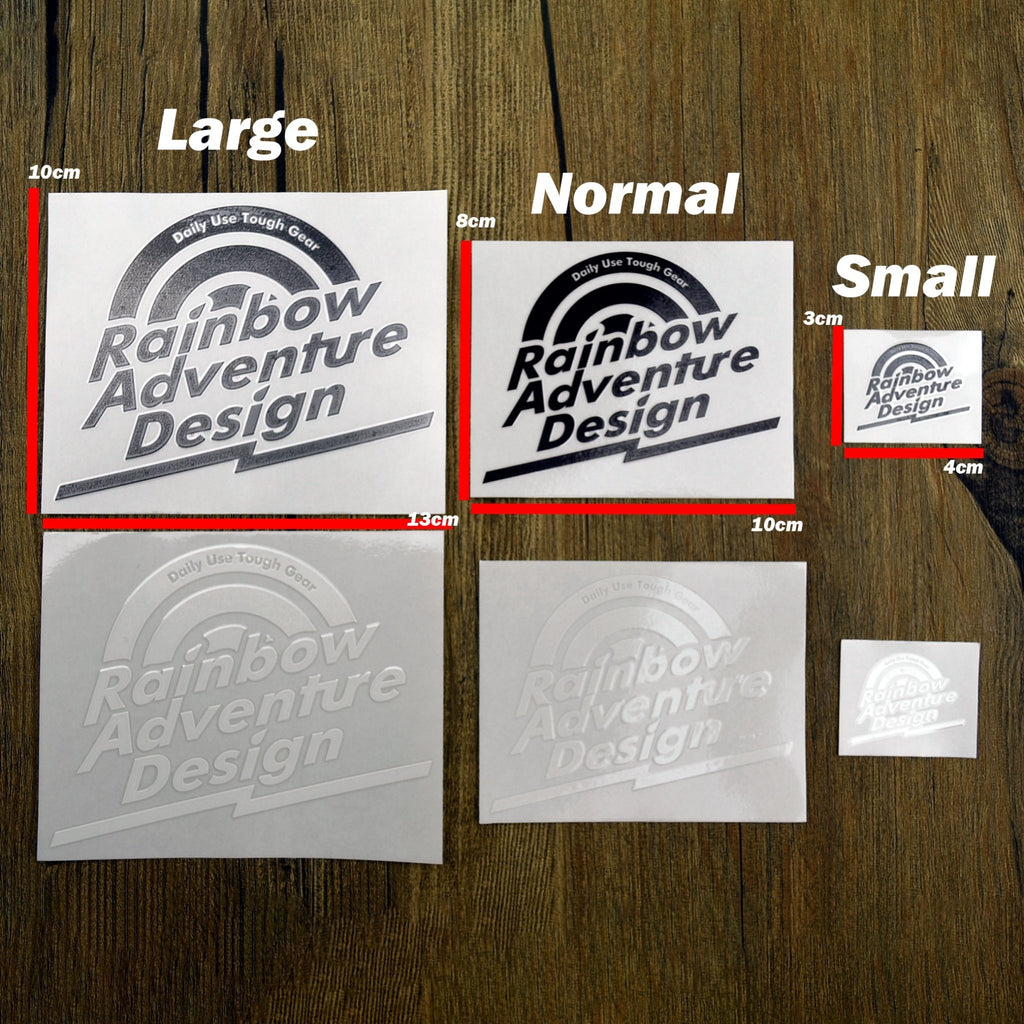 RAD Original Cutting Sticker | Rainbow Adventure Design