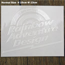 RAD Original Cutting Sticker - Rainbow Adventure Design