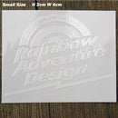 RAD Original Cutting Sticker - Rainbow Adventure Design