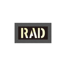 Rainbow Laser Cutting Patch Laminate With Velcro (Regular Size) - Rainbow Adventure Design