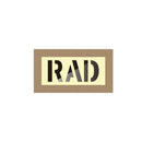 Rainbow Laser Cutting Patch Laminate With Velcro (Regular Size) - Rainbow Adventure Design