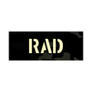 Rainbow Laser Cutting Patch Luminous (Large Size) - Rainbow Adventure Design