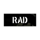 Rainbow Laser Cutting Patch Luminous (Large Size) - Rainbow Adventure Design