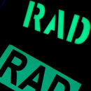 Rainbow Laser Cutting Patch Luminous (Mini Size) - Rainbow Adventure Design