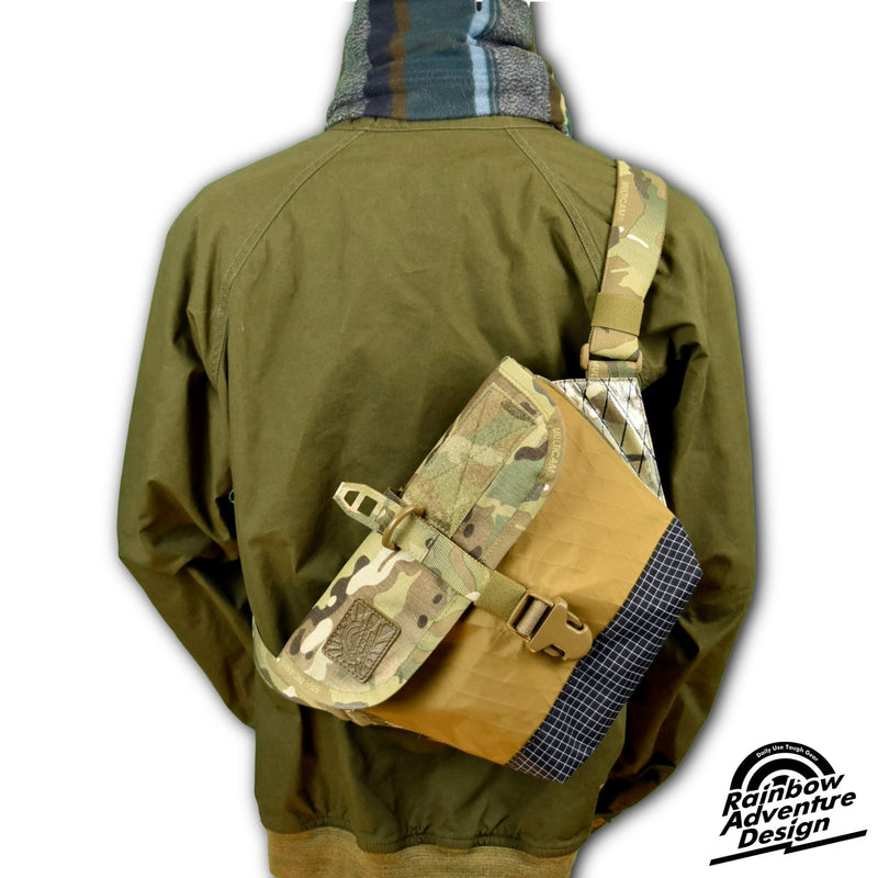 Rainbow Saco Senger(Zipper/Leather Tag/Velcro) - Rainbow Adventure Design