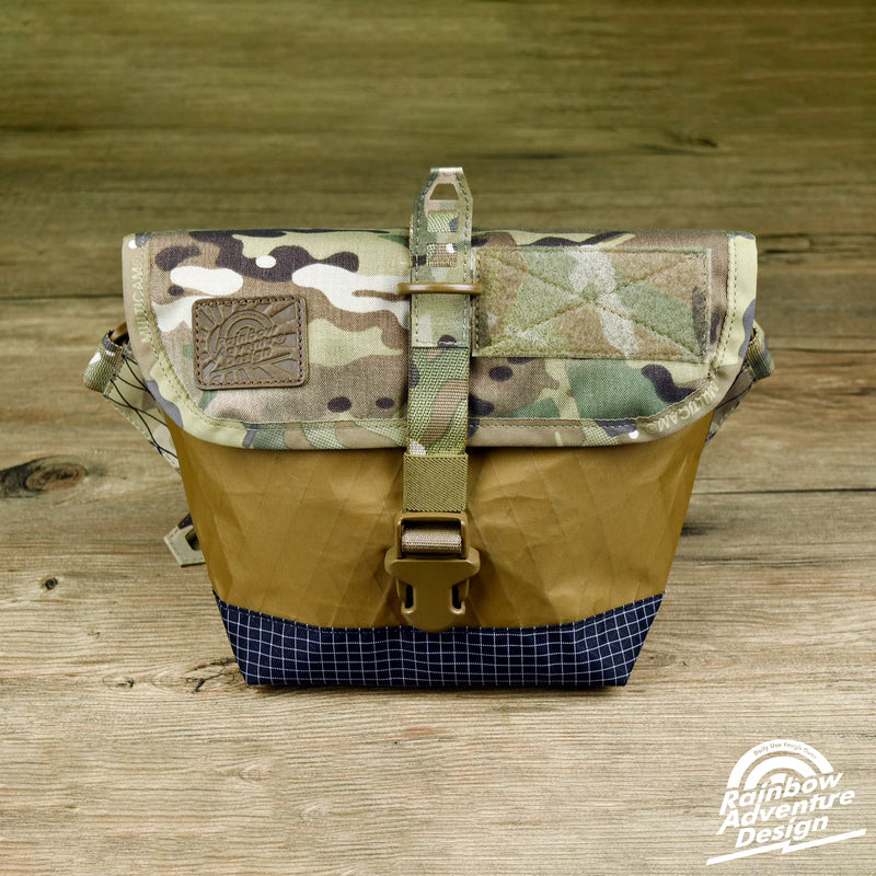 Rainbow Saco Senger(Zipper/Leather Tag/Velcro) - Rainbow Adventure Design