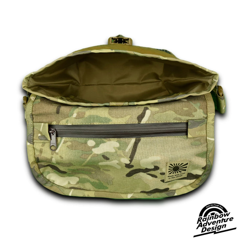 Rainbow Saco Senger(Zipper/Leather Tag/Velcro) - Rainbow Adventure Design