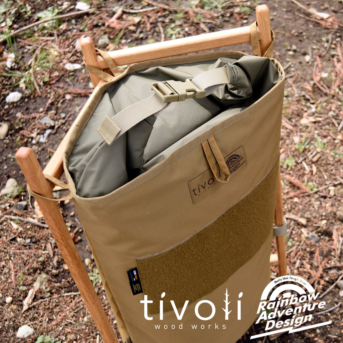 Trash Stand and Trash Bag | Rainbow Adventure Design